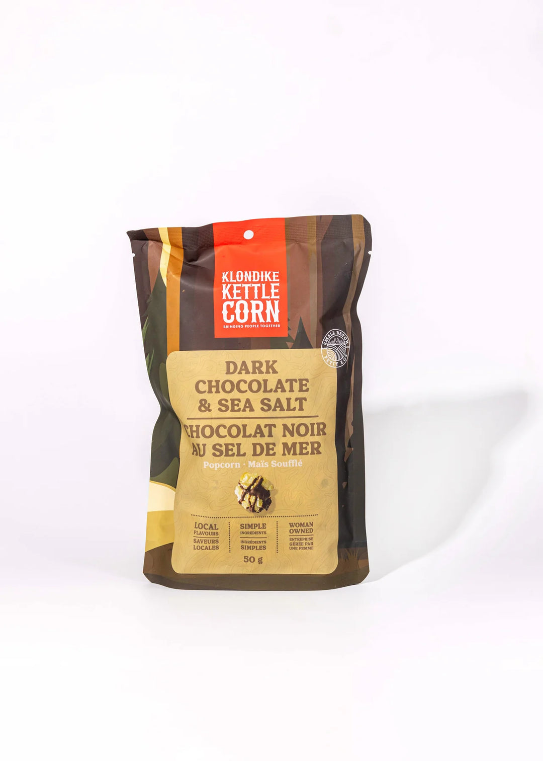 Dark Chocolate Sea Salt Popcorn - 50 g